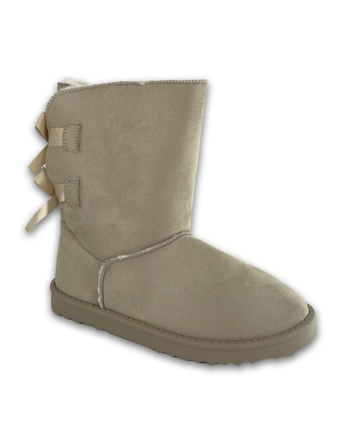 Μποτάκια Suede με γούνα W232308