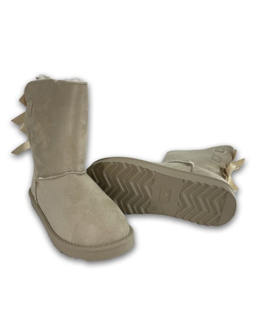 Μποτάκια Suede με γούνα W232308