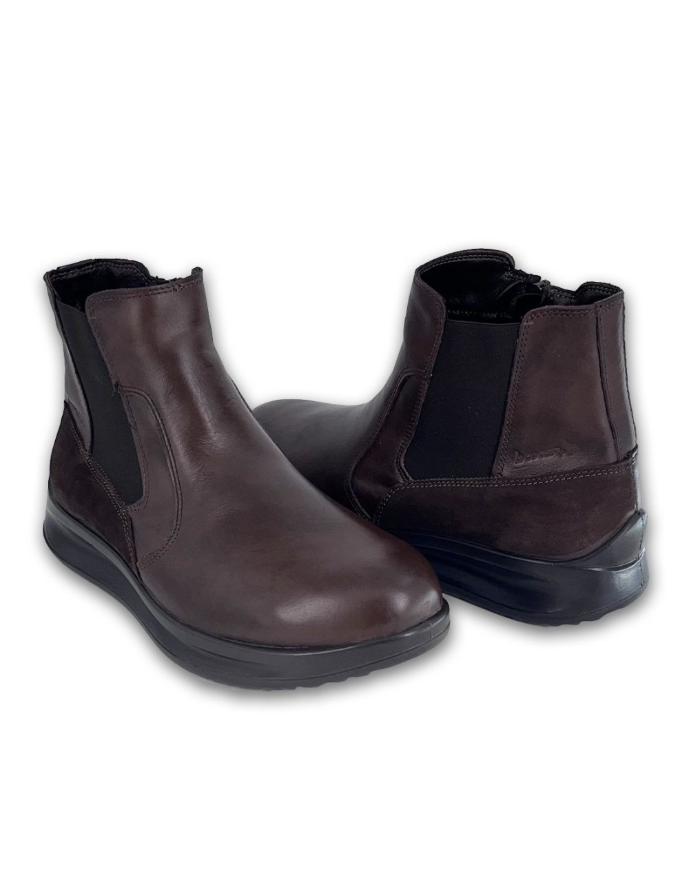 Ανδρικά δερμάτινα μποτάκια Boxer 16512-15