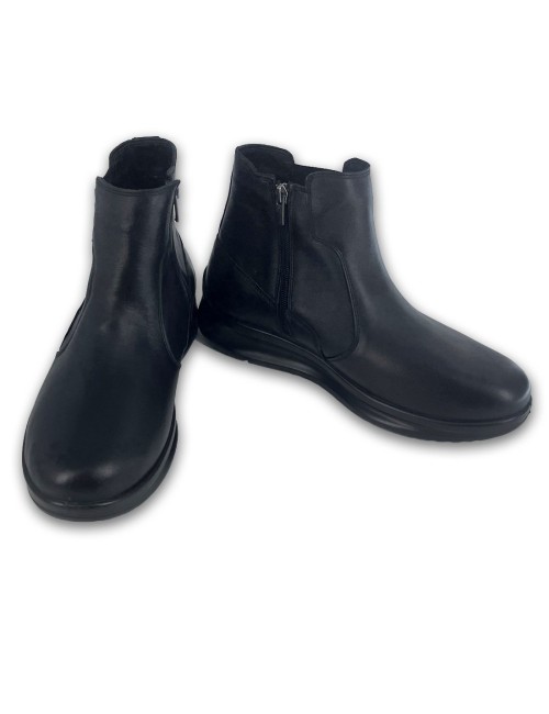 Ανδρικά δερμάτινα μποτάκια Boxer 16512-15