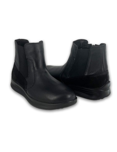 Ανδρικά δερμάτινα μποτάκια Boxer 16512-15