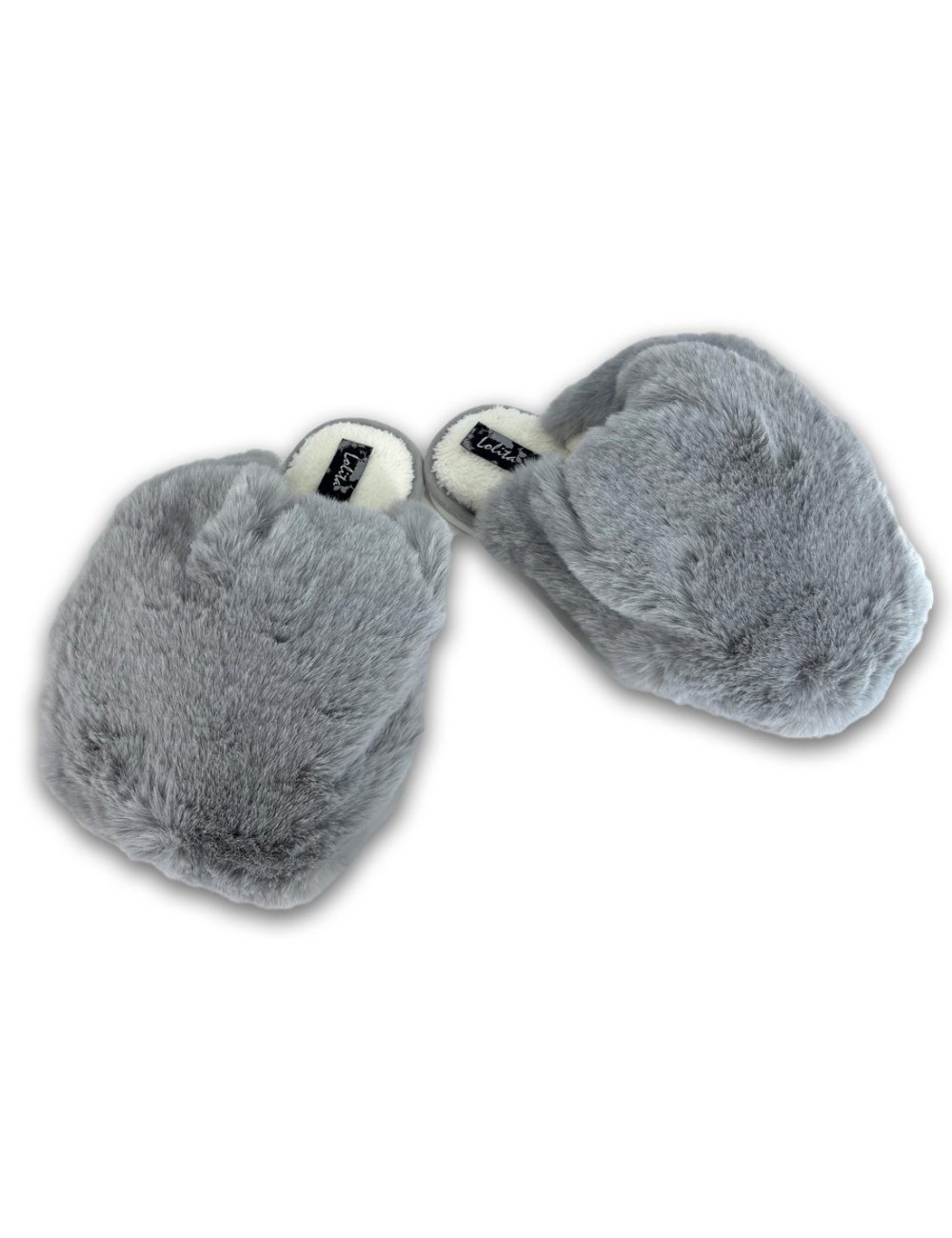 Γυναικείες γούνινες παντόφλες W222201