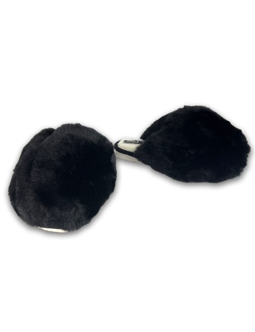 Γυναικείες γούνινες παντόφλες W222201