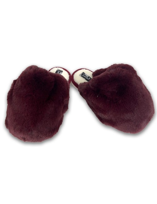 Γυναικείες γούνινες παντόφλες W222201
