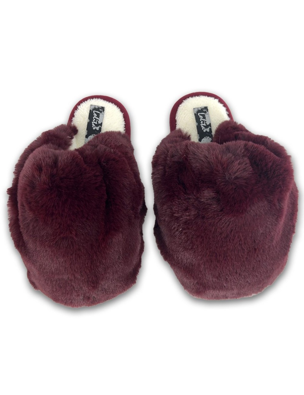 Γυναικείες γούνινες παντόφλες W222201