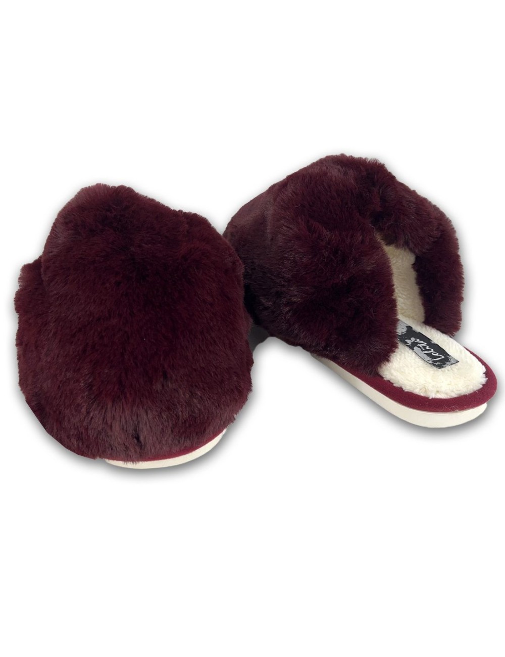 Γυναικείες γούνινες παντόφλες W222201