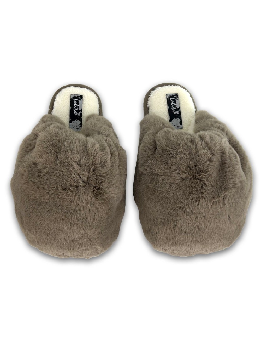 Γυναικείες γούνινες παντόφλες W222201