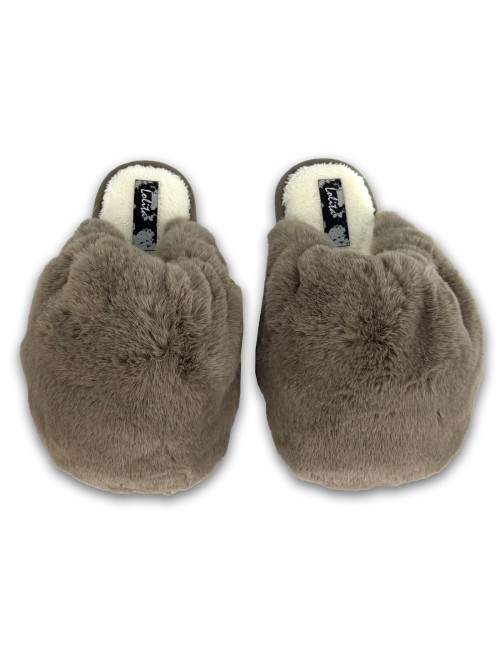 Γυναικείες γούνινες παντόφλες W222201