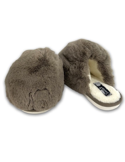Γυναικείες γούνινες παντόφλες W222201