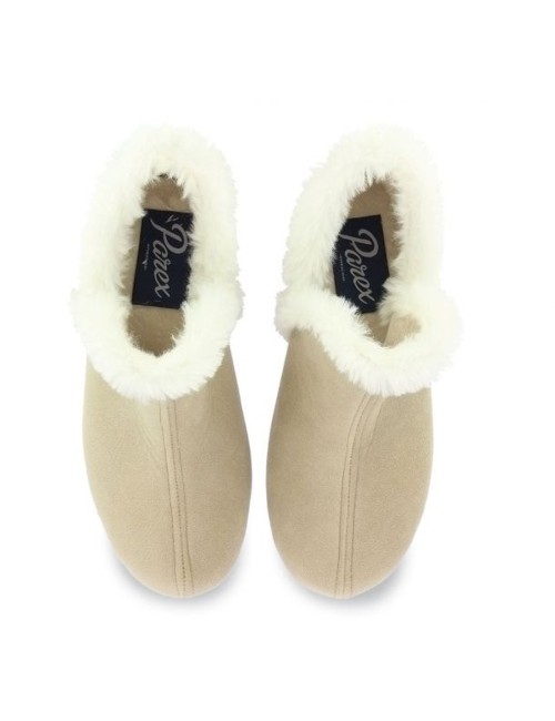 Γυναικεία παντόφλα μποτάκι με γουνάκι Parex 10118277