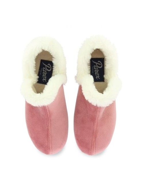 Γυναικεία παντόφλα μποτάκι με γουνάκι Parex 10118277