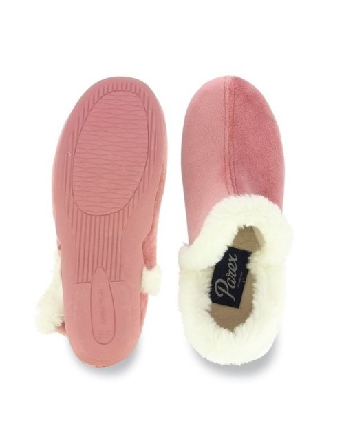 Γυναικεία παντόφλα μποτάκι με γουνάκι Parex 10118277