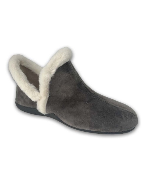 Γυναικεία παντόφλα μποτάκι με γουνάκι Parex 10118277