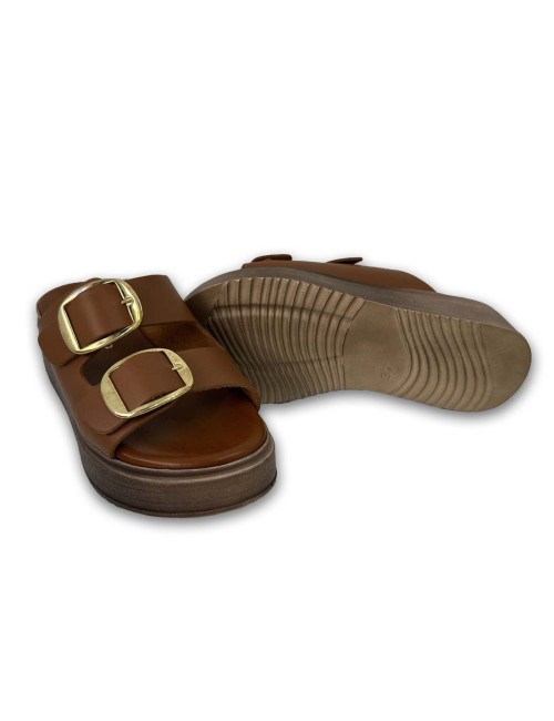 Γυναικεία Δερμάτινα Flatforms S24342