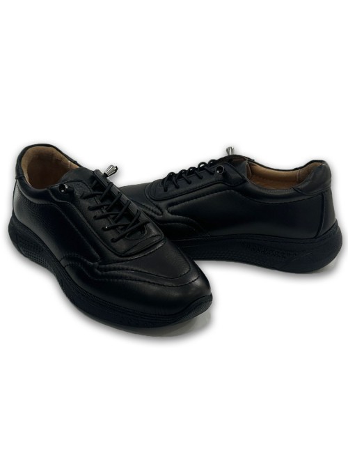 Γυναικεία δερμάτινα sneakers W25550