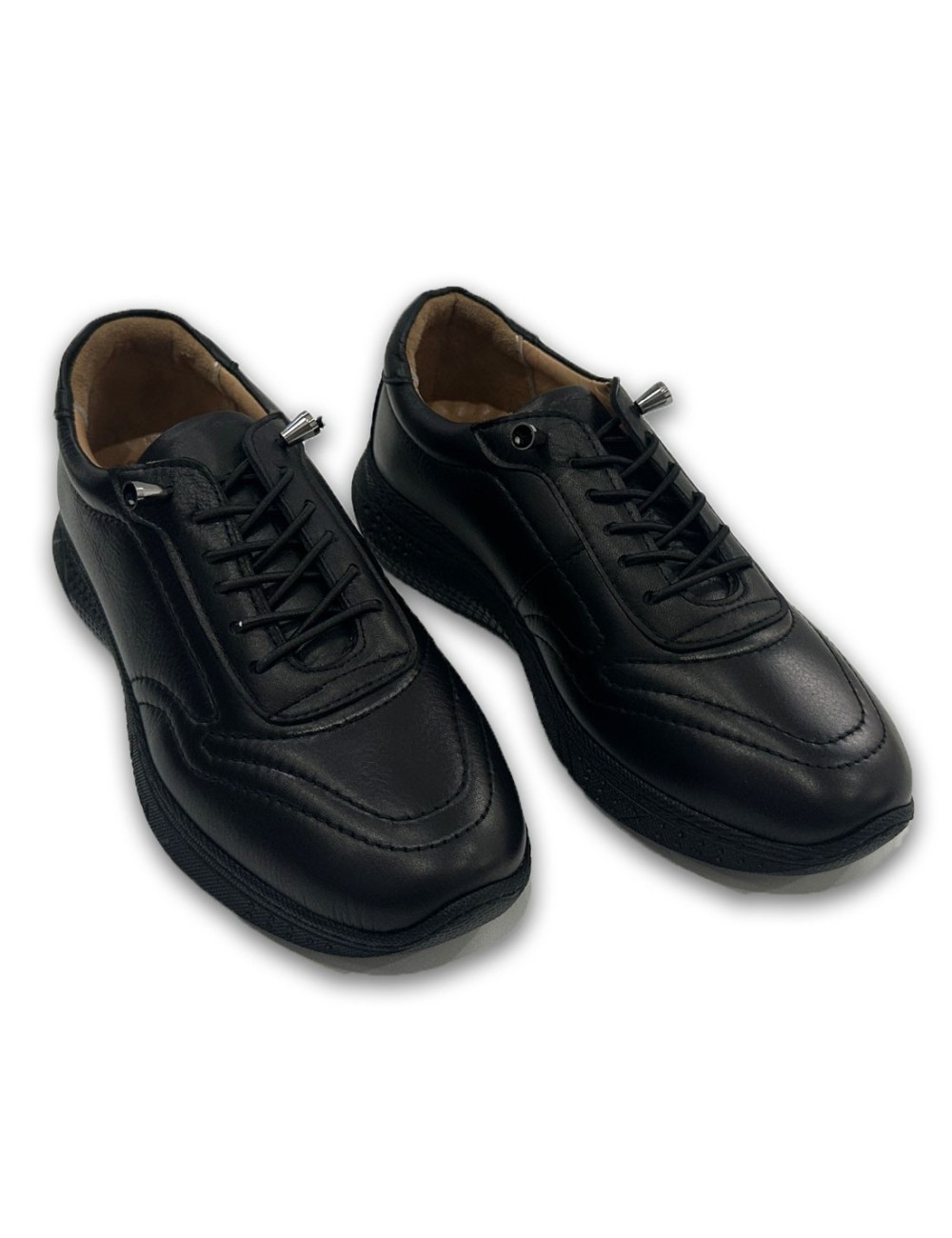 Γυναικεία δερμάτινα sneakers W25550