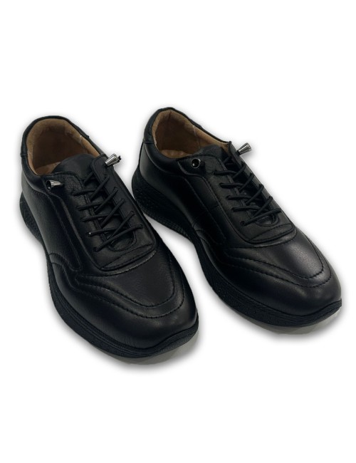 Γυναικεία δερμάτινα sneakers W25550