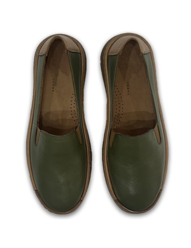 Γυναικεία δερμάτινα μοκασίνια W25F304