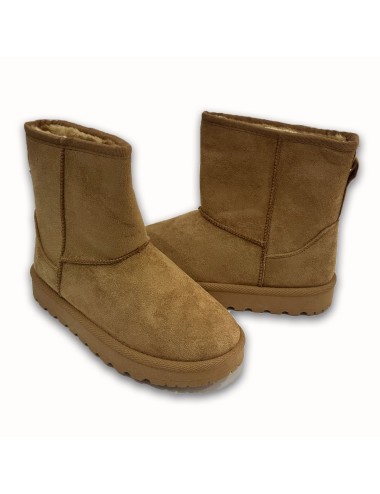 Μποτάκια Suede με γούνα W26R23C