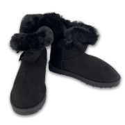 Μποτάκια Suede με γούνα W231399B