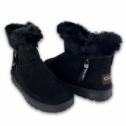 Μποτάκια Suede με γούνα W232000-35B