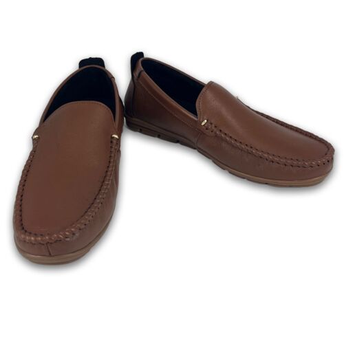 Ανδρικά loafers δερμάτινα MS23180C