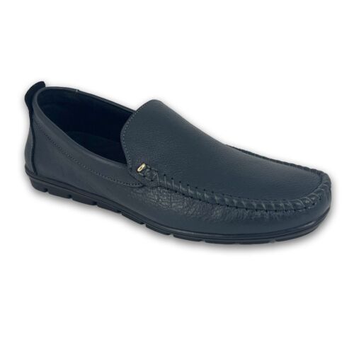 Ανδρικά loafers δερμάτινα MS23180M