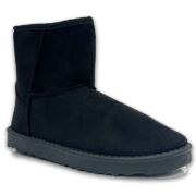 Μποτάκια Suede με γούνα W24627B