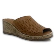 Γυναικεία Δερμάτινα Flatform Ελληνικής κατασκευής S2587T