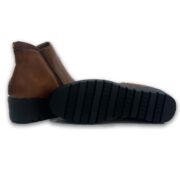 Μποτάκια με φερμουάρ και λάστιχο W25001K