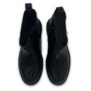 Μποτάκια με φερμουάρ και λάστιχο W25275B