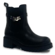 Μποτάκια με φερμουάρ και λάστιχο W25275B