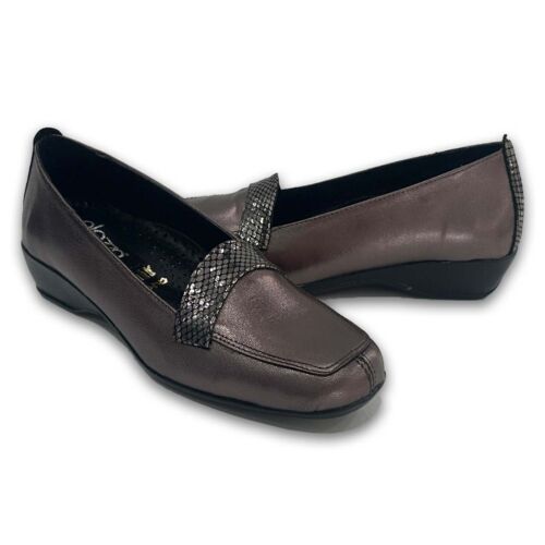 Γυναικεία δερμάτινα μοκασίνια WW25300-7A