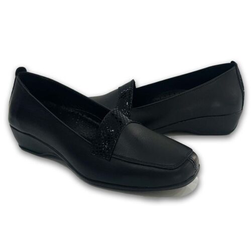 Γυναικεία δερμάτινα μοκασίνια WW25300-7B